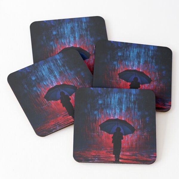 Item preview, Silhouette Of Woman Holding Umbrella  designed and sold by FireFXStudio.