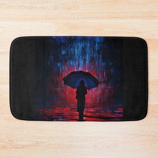 Item preview, Silhouette Of Woman Holding Umbrella  designed and sold by FireFXStudio.