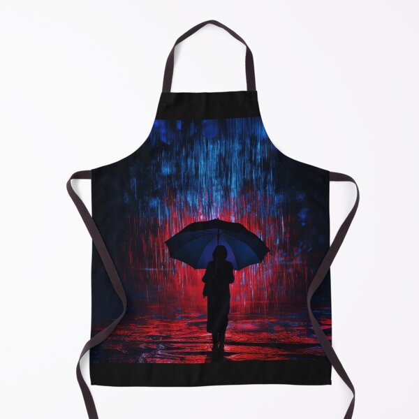 Item preview, Silhouette Of Woman Holding Umbrella designed and sold by FireFXStudio.