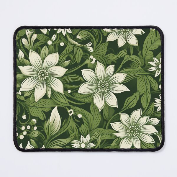 Item preview, Flowers with green leaves and background designed and sold by FlyingRaven1.