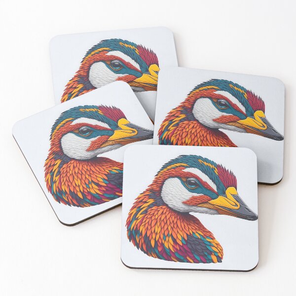 Item preview, "The vector art logo of a duck features a beautifully detailed illustration that elegantly captures the essence of this charming waterfowl." designed and sold by Best-Art-32.