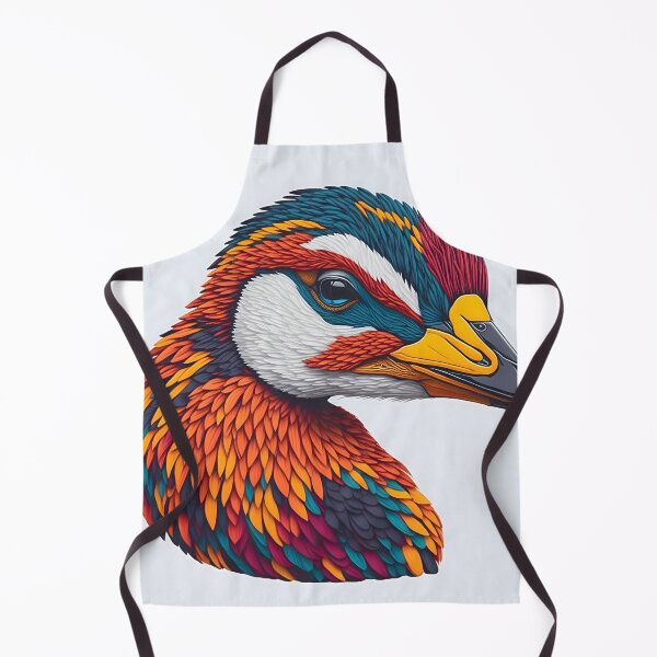 Item preview, "The vector art logo of a duck features a beautifully detailed illustration that elegantly captures the essence of this charming waterfowl." designed and sold by Best-Art-32.