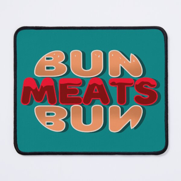 Item preview, Bun Meats Bun - Deliciously Worded Hamburger Design No 1 designed and sold by Fun Funky Designs.