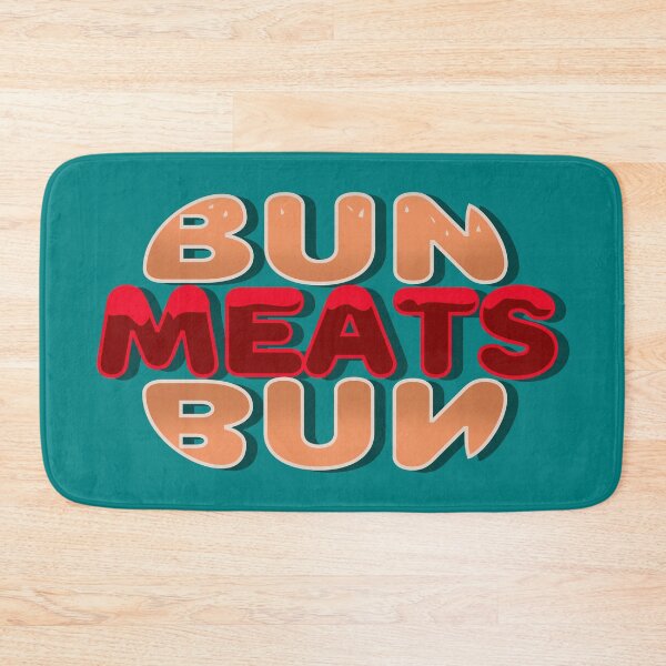 Item preview, Bun Meats Bun - Deliciously Worded Hamburger Design No 1 designed and sold by Fun Funky Designs.