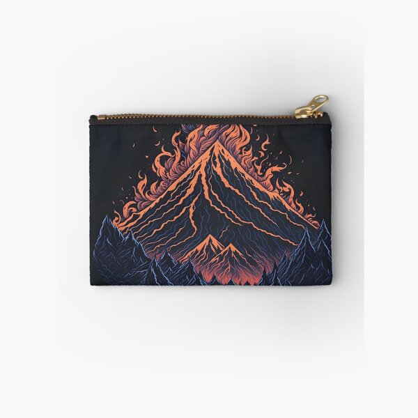 Item preview, "The vector art logo of the volcano elegantly captures the majestic power and beauty of nature's fury." designed and sold by Best-Art-32.