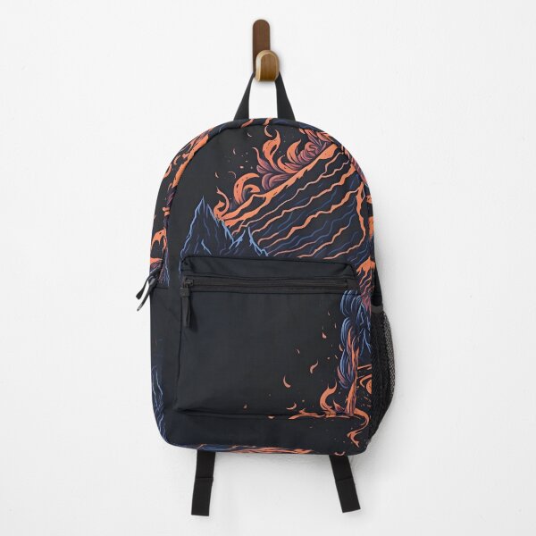 Item preview, "The vector art logo of the volcano elegantly captures the majestic power and beauty of nature's fury." designed and sold by Best-Art-32.