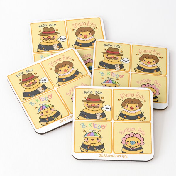 Item preview, The Bee Family designed and sold by jessthechen.