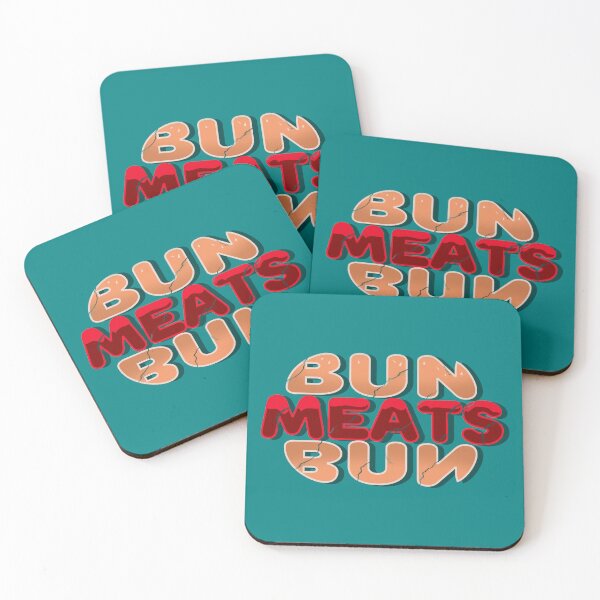 Item preview, Bun Meats Bun - Deliciously Worded Hamburger Design No 2 designed and sold by Fun Funky Designs.