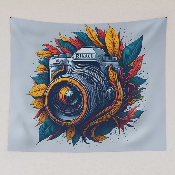 Item preview, "The vector art logo of the camera features a sleek and modern design, highlighting the essence of photography in a minimalist yet captivating manner." designed and sold by Best-Art-32.