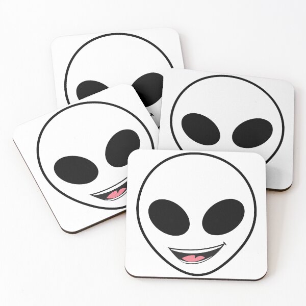 Item preview, Laughing alien face designed and sold by Artmera.