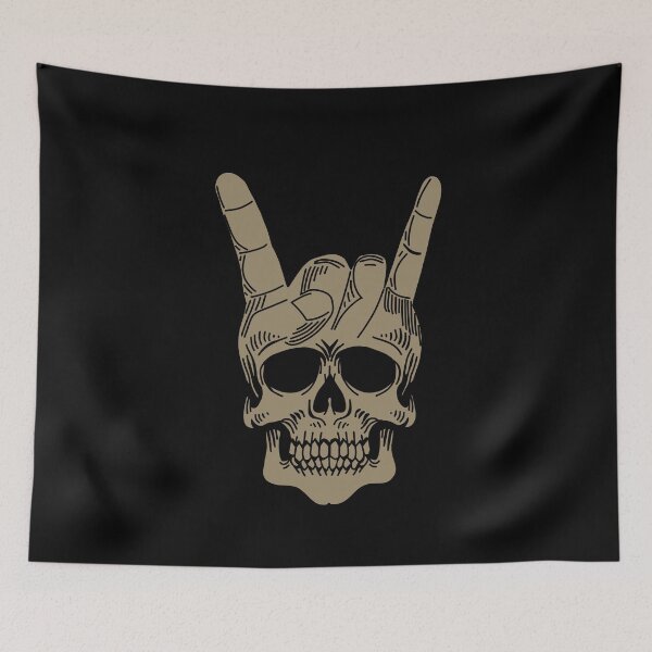 Item preview, Heavy Metal Skull designed and sold by ro83land.