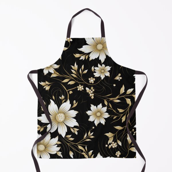 Item preview, Flowers with golden leaves and black background designed and sold by FlyingRaven1.