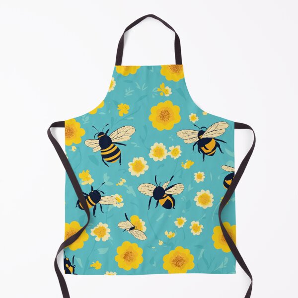 Item preview, Cool Pattern of Bees and Flowers designed and sold by AleksKos.