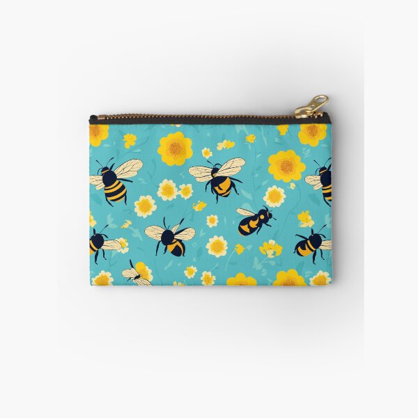 Item preview, Cool Pattern of Bees and Flowers designed and sold by AleksKos.