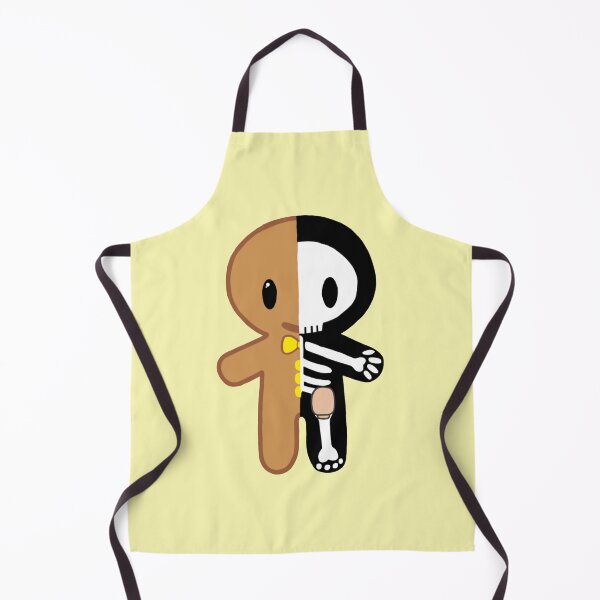 Item preview, Gingerbread Man skeleton with Ostomy (Yellow) designed and sold by CaitlynConnor.