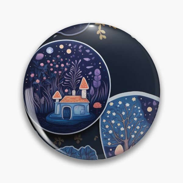 Artikelvorschau, Stickerpaket „Zauberhafter Mondscheinwald“. entworfen und verkauft von Moonlit-Forest.