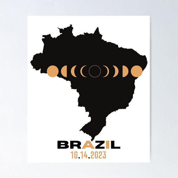 Item preview, Brazil Solar Eclipse 2023 designed and sold by NexCreation.