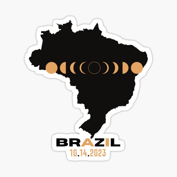 Item preview, Brazil Solar Eclipse 2023 designed and sold by NexCreation.