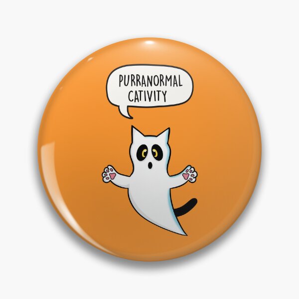 Item preview, Purranormal Cativity - Ghost Cat designed and sold by LEFDDesigns.