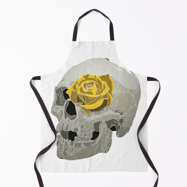 Item preview, Yellow Rose Skull designed and sold by Pajamurai.