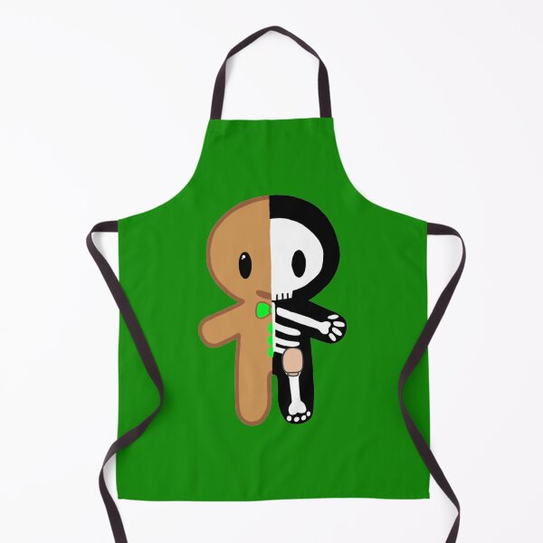 Item preview, Gingerbread Man Skeleton with Ostomy (Green) designed and sold by CaitlynConnor.