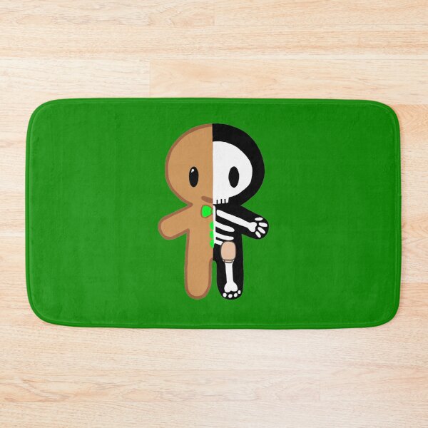 Item preview, Gingerbread Man Skeleton with Ostomy (Green) designed and sold by CaitlynConnor.