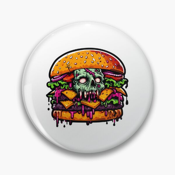 Item preview, Halloween zombie burger designed and sold by AlejaJorgeShop.