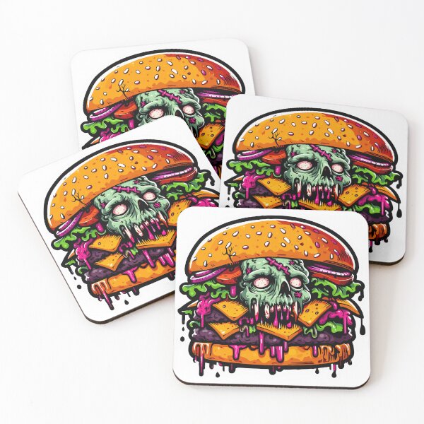 Item preview, Halloween zombie burger designed and sold by AlejaJorgeShop.