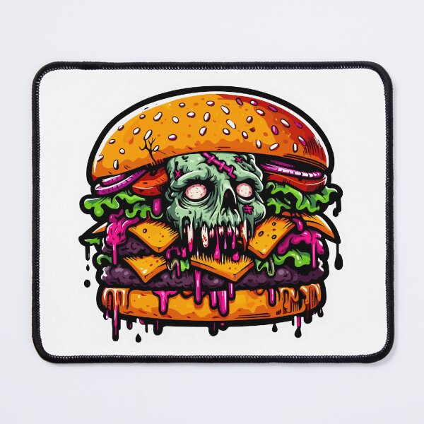 Item preview, Halloween zombie burger designed and sold by AlejaJorgeShop.