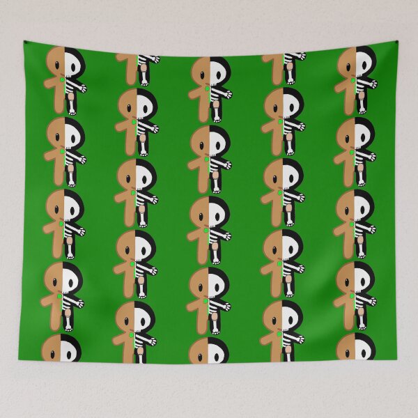 Item preview, Gingerbread Man Skeleton with Ostomy (Green) designed and sold by CaitlynConnor.