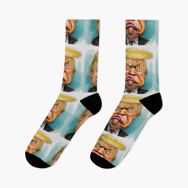 Item preview, caricature art of Donald Trump 1 designed and sold by Nora Gad.