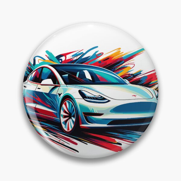 Item preview, Geometric Patterns Tesla Model 3 designed and sold by bookletbuilder.