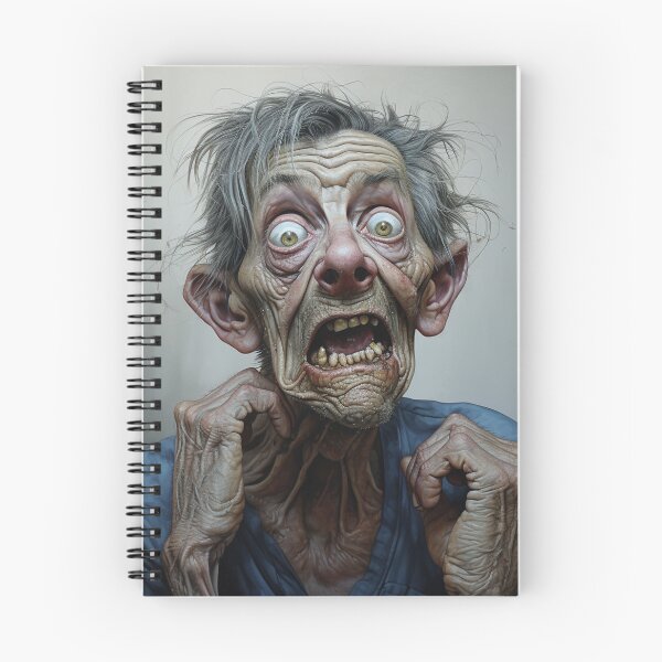 Item preview, A Terrified Old Man - Fear Face #1  designed and sold by FearFood.