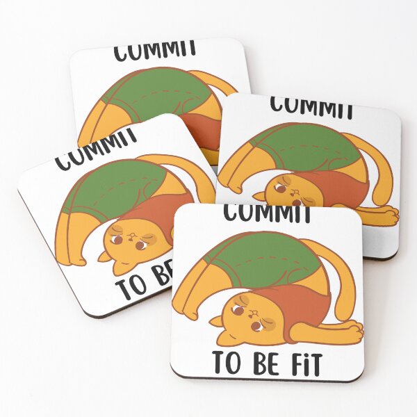 Item preview, Exercise Motivation Commit to be Fit designed and sold by bububabuinc.