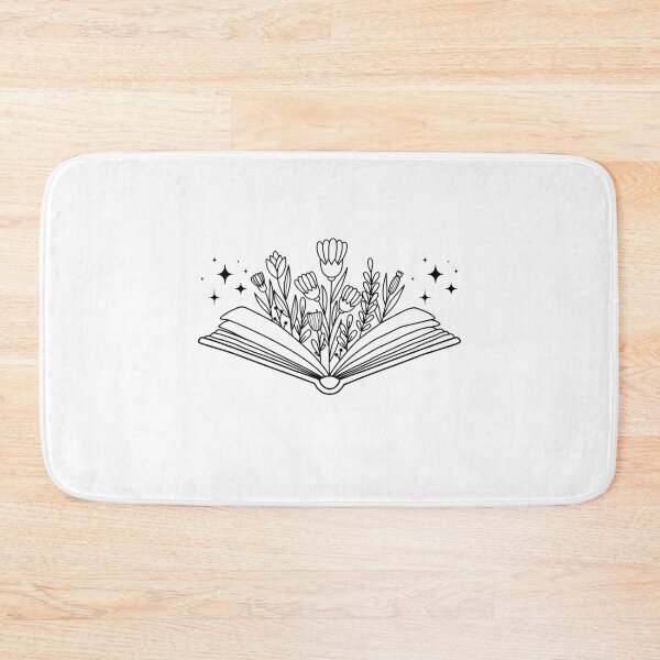 Item preview, Open Book With Flowers designed and sold by DESIGNERSSHOPP.