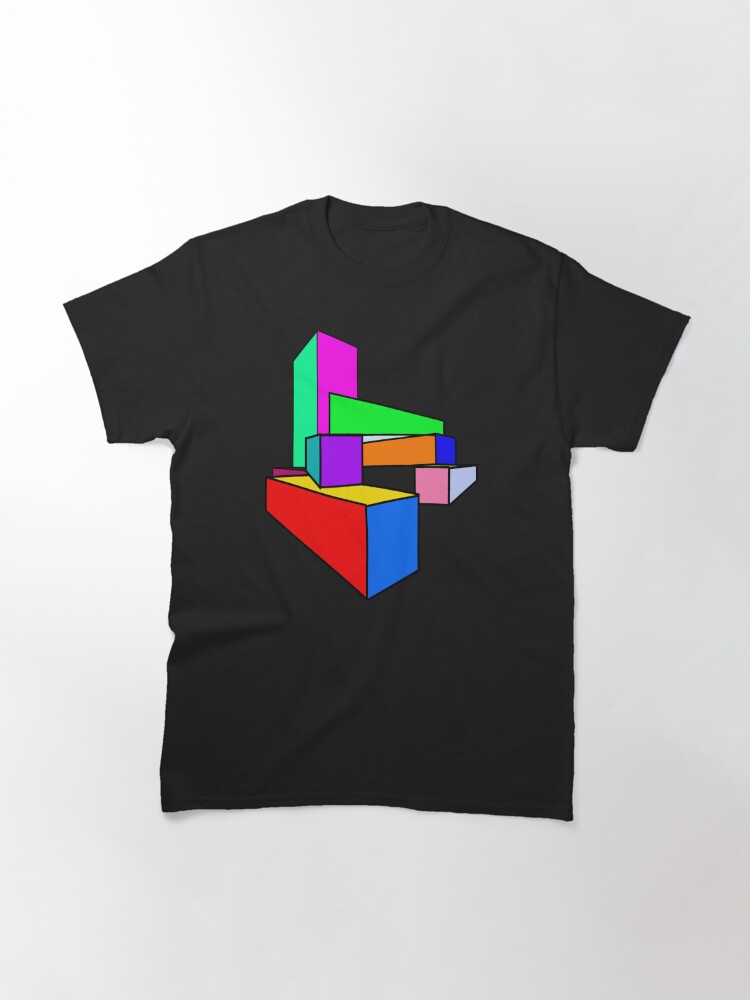 Thumbnail 3 of 7, Classic T-Shirt, Moon House Abstract designed and sold by bpatrickvoice.