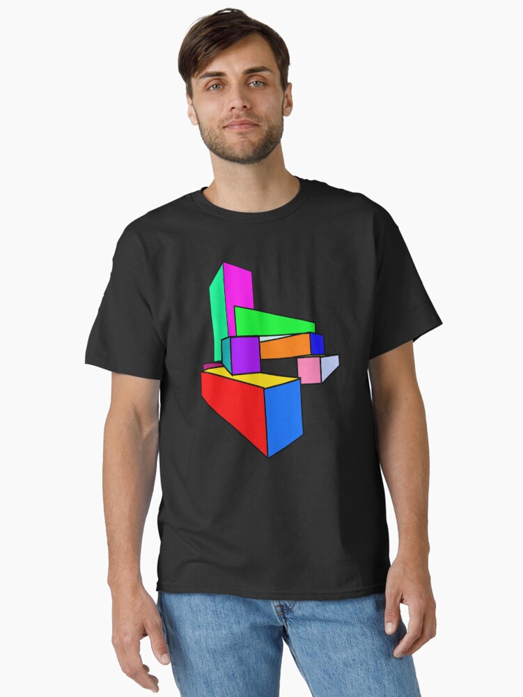 Thumbnail 1 of 7, Classic T-Shirt, Moon House Abstract designed and sold by bpatrickvoice.