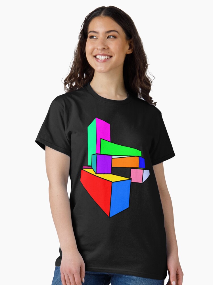 Thumbnail 2 of 7, Classic T-Shirt, Moon House Abstract designed and sold by bpatrickvoice.