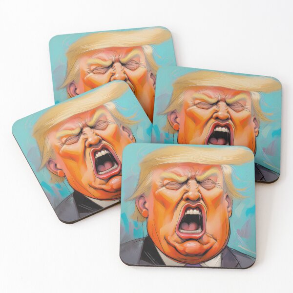 Item preview, caricature art of Donald Trump 2 designed and sold by Nora Gad.