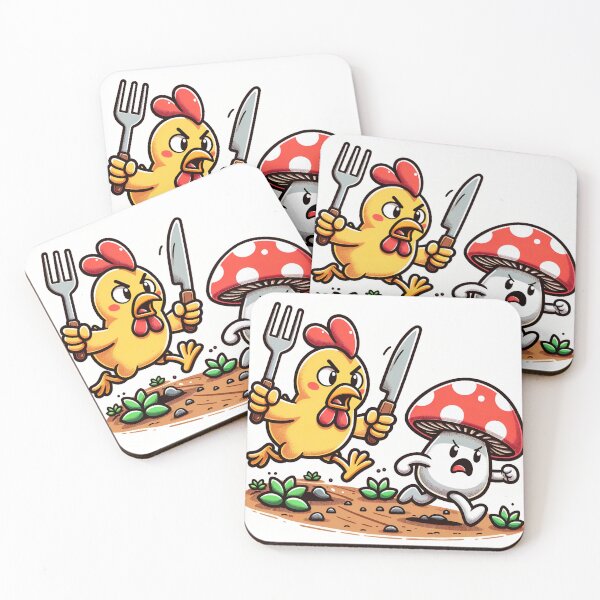 Item preview, Feathers vs Fungi designed and sold by melbournedesign.