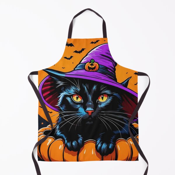 Item preview, Gato negro en calabaza. La Luna, los murciélagos Escena de Halloween designed and sold by DeJuin.