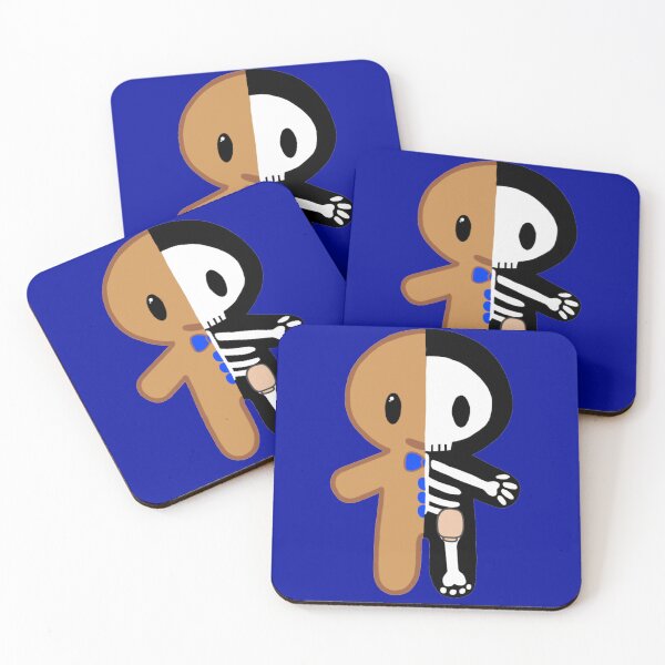 Item preview, Gingerbread Man Skeleton with Ostomy (Blue) designed and sold by CaitlynConnor.