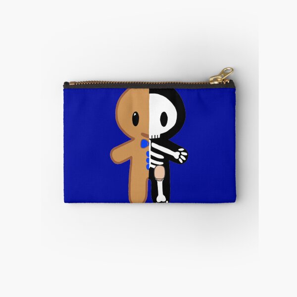 Item preview, Gingerbread Man Skeleton with Ostomy (Blue) designed and sold by CaitlynConnor.