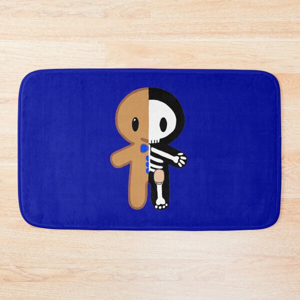 Item preview, Gingerbread Man Skeleton with Ostomy (Blue) designed and sold by CaitlynConnor.