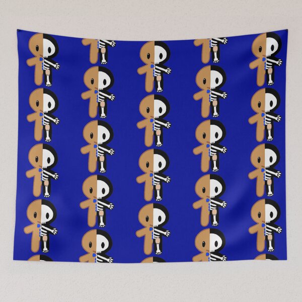 Item preview, Gingerbread Man Skeleton with Ostomy (Blue) designed and sold by CaitlynConnor.