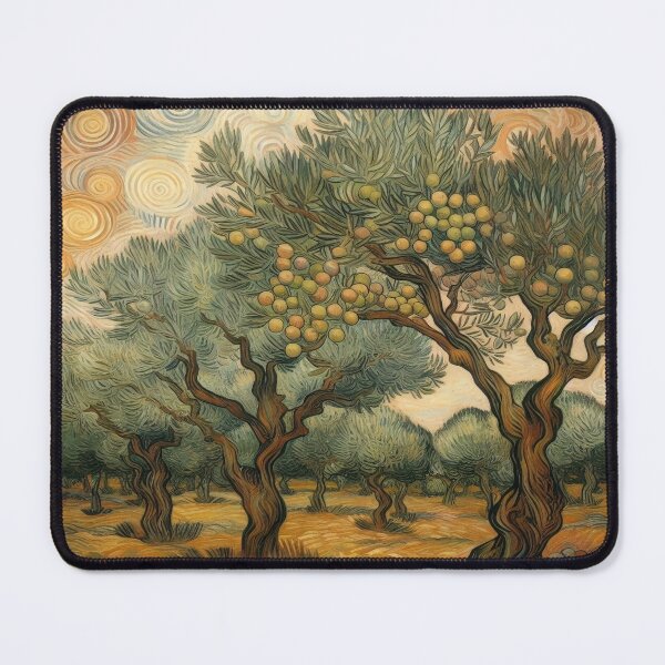 Item preview, Olive Trees in the Sunshine - Van Gogh's Vision designed and sold by Dshoppin.