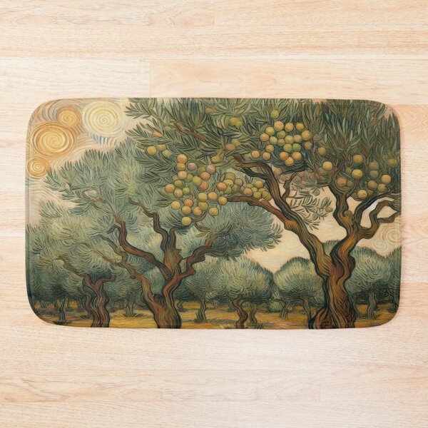 Item preview, Olive Trees in the Sunshine - Van Gogh's Vision designed and sold by Dshoppin.