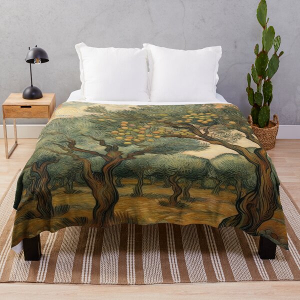 Item preview, Olive Trees in the Sunshine - Van Gogh's Vision designed and sold by Dshoppin.