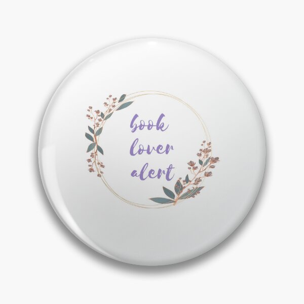 Item preview, Book Lover Alert designed and sold by DESIGNERSSHOPP.