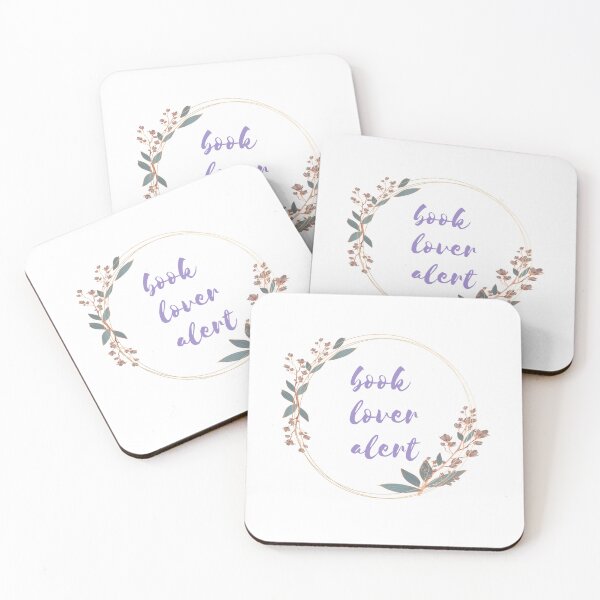 Item preview, Book Lover Alert designed and sold by DESIGNERSSHOPP.